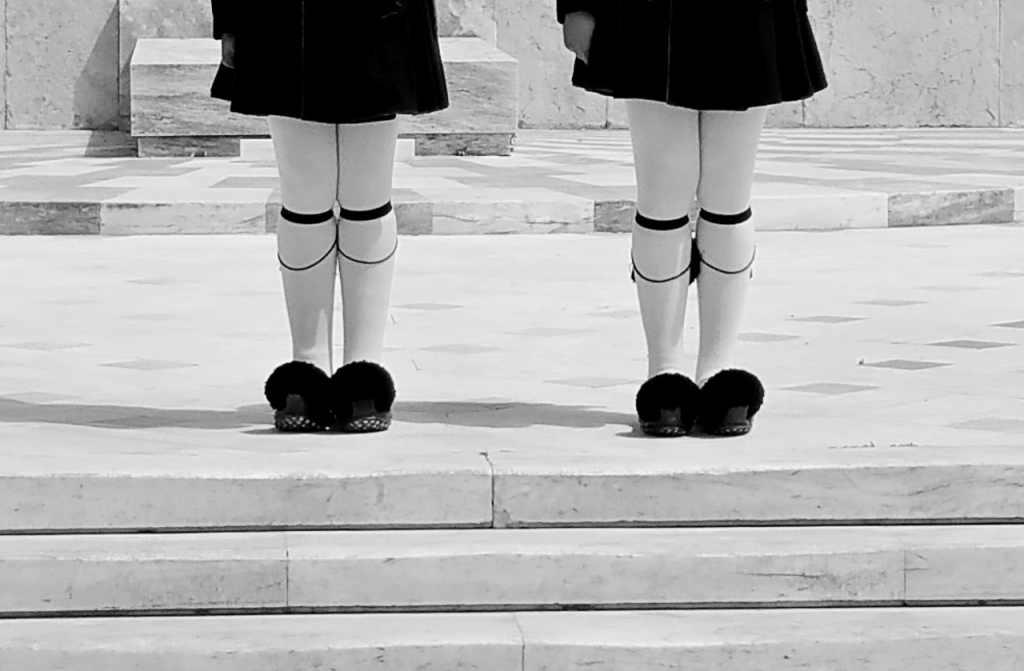 Evzones Guards at Syntagma Square in Athens