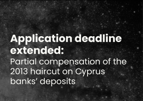 Application deadline extended: 2013 Cyprus banks' haircut